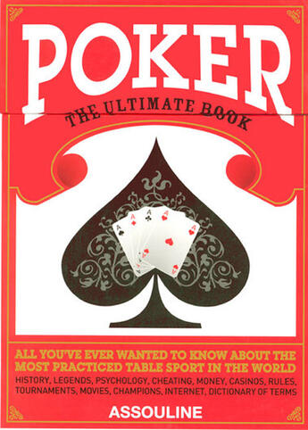 Couverture du livre « Poker, the ultimate book ; coffret » de Francois Montmirel aux éditions Assouline