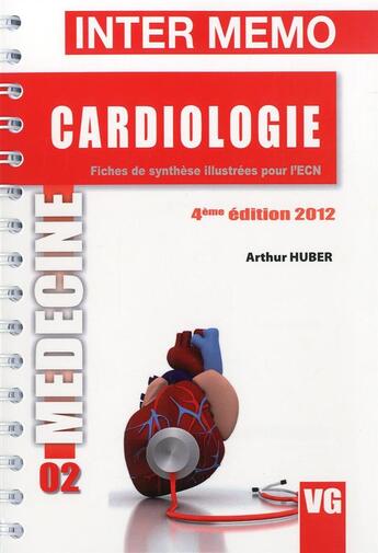 Couverture du livre « Inter memo cardiologie » de A.Huber aux éditions Vernazobres Grego