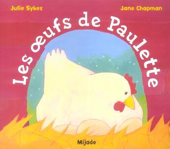 Couverture du livre « Oeufs de paulette » de Jane Chapman aux éditions Mijade