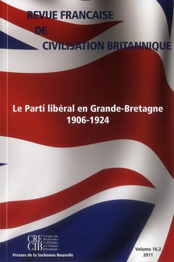 Couverture du livre « Revue francaise de civilisations britannique. vol xvi(2)/2011. » de Monacelli- Faraut aux éditions Presses De La Sorbonne Nouvelle