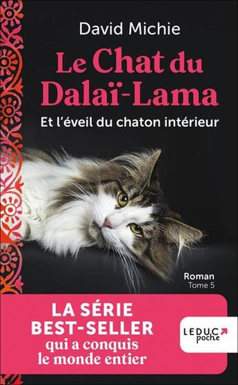 Couverture du livre « Le chat du Dalaï-Lama et l'éveil du chaton intérieur » de David Michie aux éditions Leduc