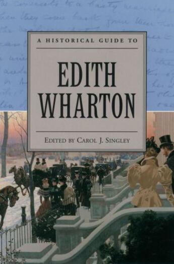 Couverture du livre « A Historical Guide to Edith Wharton » de Carol J Singley aux éditions Oxford University Press Usa