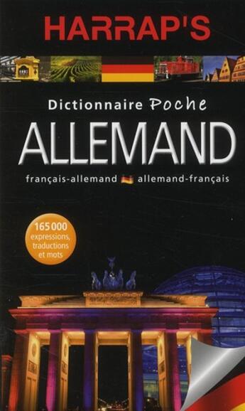 Couverture du livre « Dictionnaire Harrap's poche ; français-allemand/allemand-français (édition 2010) » de  aux éditions Harrap's