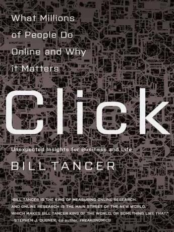 Couverture du livre « Click » de Tancer Bill aux éditions Hyperion