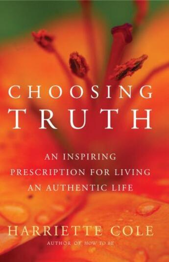 Couverture du livre « Choosing Truth » de Cole Harriette aux éditions Simon & Schuster