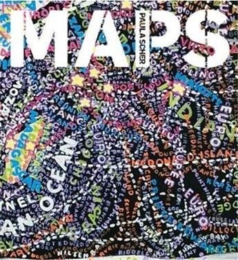 Couverture du livre « Paula scher maps » de Paula Scher aux éditions Princeton Architectural