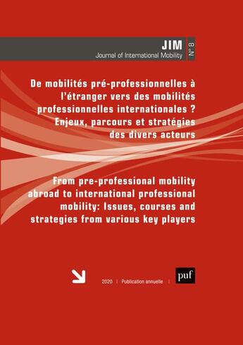 Couverture du livre « Journal of international mobility 2020 » de  aux éditions Puf