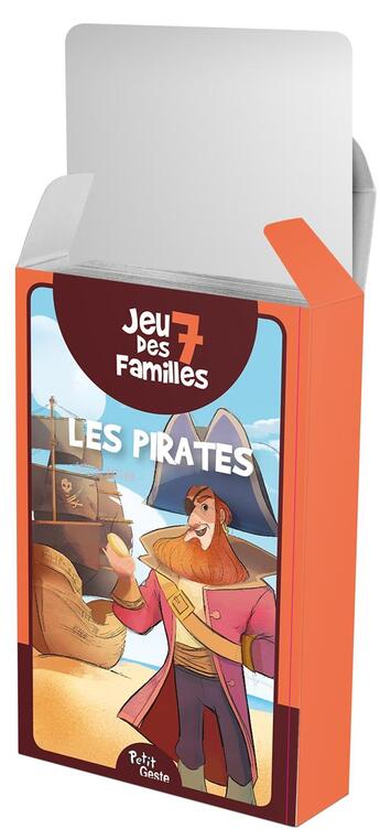 Couverture du livre « Jeu 7 familles des pirates » de Estelle Rattier aux éditions Marmaille Et Compagnie