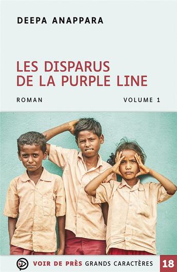 Couverture du livre « Les disparus de la purple line - 2 volumes » de Deepa Anappara aux éditions Voir De Pres