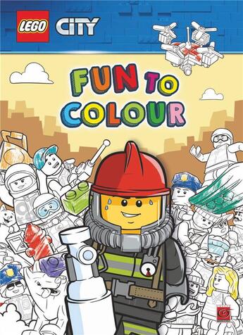 Couverture du livre « Lego city ; drôles de coloriages » de  aux éditions Carabas