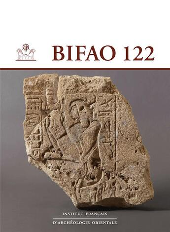 Couverture du livre « BIFAO t.122 » de  aux éditions Ifao