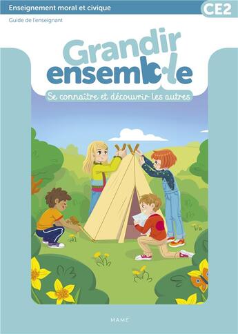 Couverture du livre « Grandir ensemble. manuel de l enseignant ce2 » de De Marcellus Vollmer aux éditions Mame