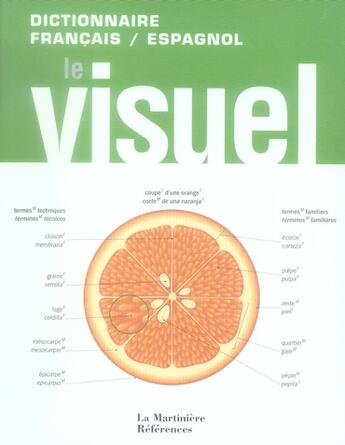 Couverture du livre « Dictionnaire visuel français/ espagnol » de Corbeil/Archambault aux éditions La Martiniere