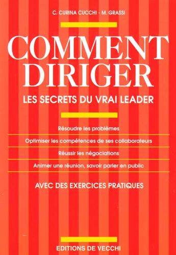 Couverture du livre « Comment diriger » de A Grassi aux éditions De Vecchi