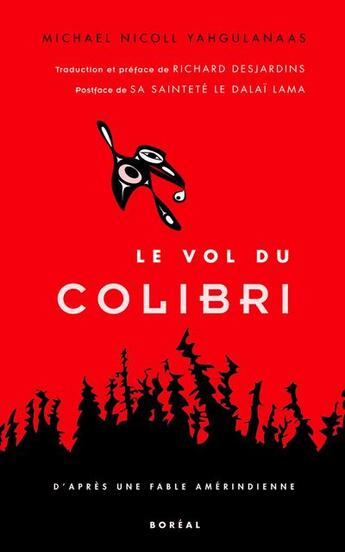 Couverture du livre « Le vol du colibri » de Michael Nicoll Yahgulanaas aux éditions Boreal