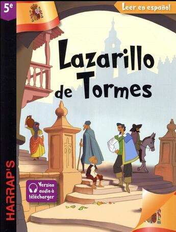 Couverture du livre « Harrap's lazarillo de tormes ; 5e » de  aux éditions Harrap's