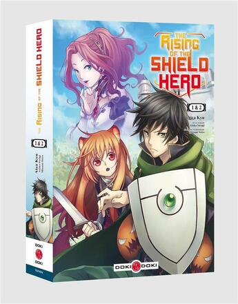 Couverture du livre « The rising of the shield hero : coffret vol.1 : Tomes 1 et 2 » de Yusagi Aneko et Kyu Aiya aux éditions Bamboo