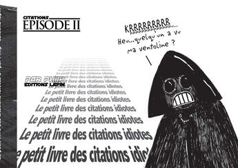 Couverture du livre « Le petit livre des citations idiotes, épisode 2 » de Phiip aux éditions Lapin