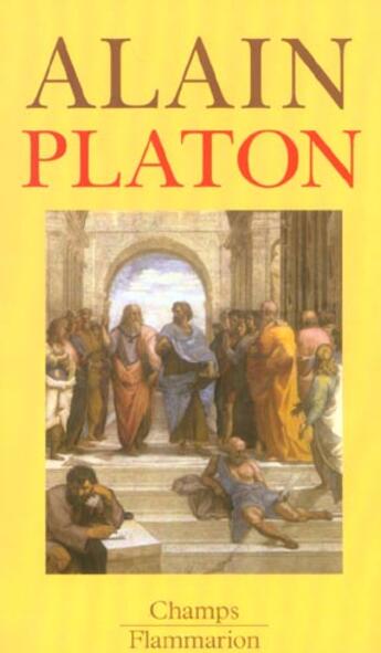 Couverture du livre « Platon » de Alain aux éditions Flammarion