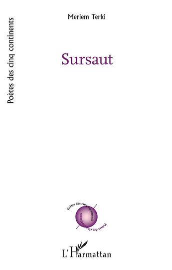 Couverture du livre « Sursaut » de Meriem Terki aux éditions L'harmattan