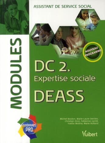 Couverture du livre « DC2 ; expertise sociale ; DEASS modules » de  aux éditions Vuibert