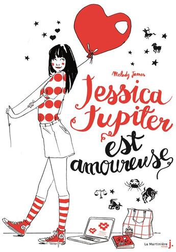 Couverture du livre « Jessica Jupiter Tome 4 ; Jessica Jupiter est amoureuse » de Melody James aux éditions La Martiniere Jeunesse