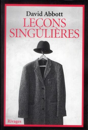 Couverture du livre « Leçons singulières » de David Abbott aux éditions Rivages