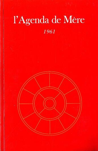 Couverture du livre « L'agenda de Mère 1961 t.2 » de  aux éditions Robert Laffont