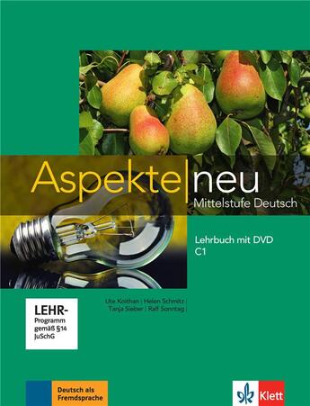 Couverture du livre « Aspekte neu c1, livre eleve + dvd » de  aux éditions La Maison Des Langues