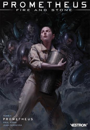 Couverture du livre « Prometheus ; fire and stone t.1 : Prometheus » de Juan Ferreyra et Paul Tobin aux éditions Vestron