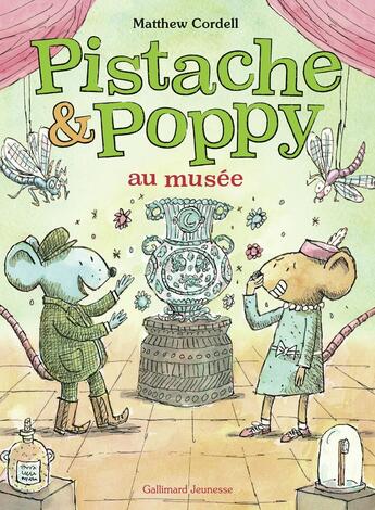 Couverture du livre « Pistache et Poppy au musée » de Matthew Cordell aux éditions Gallimard-jeunesse