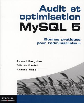 Couverture du livre « Audit et optimisation MySQL 5 ; bonnes pratiques pour l'administrateur » de Borghino/Dasini aux éditions Eyrolles