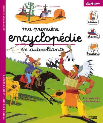 Couverture du livre « Les cowboys et les indiens » de Yvette Barbetti et Claire Legrand aux éditions Lito