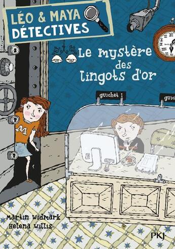 Couverture du livre « Léo & Maya, détectives Tome 5 : le mystère des lingots d'or » de Martin Widmark et Helena Willis aux éditions Pocket Jeunesse