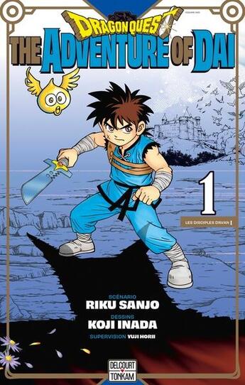 Couverture du livre « Dragon quest - the adventure of Daï Tome 1 » de Riku Sanjo et Koji Inada aux éditions Delcourt