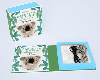 Couverture du livre « Le kit barrette pompon ; koala » de  aux éditions Marabout