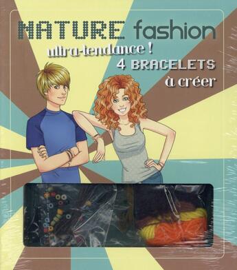 Couverture du livre « Nature fashion ; coffret » de  aux éditions Cerf Volant