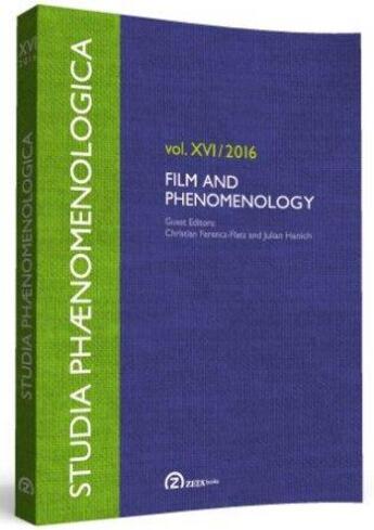 Couverture du livre « Studia phaenomenologica t.16 ; film and phenomenology » de  aux éditions Zeta Books