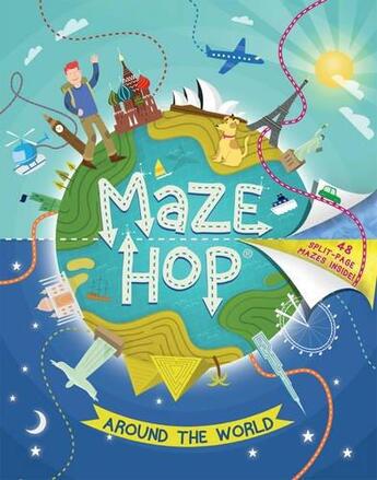 Couverture du livre « MAZE HOP : AROUND THE WORLD » de Anna Brett aux éditions Carlton