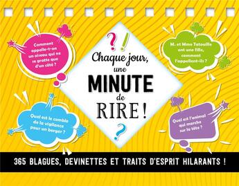 Couverture du livre « Chaque jour, une minute de rire » de  aux éditions Larousse