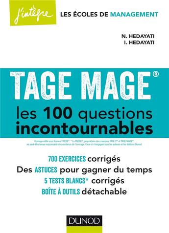 Couverture du livre « Le Tage Mage en 100 questions » de Navid Hedayati-Dezfouli aux éditions Dunod