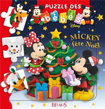 Couverture du livre « Mickey fete noel » de  aux éditions Fleurus