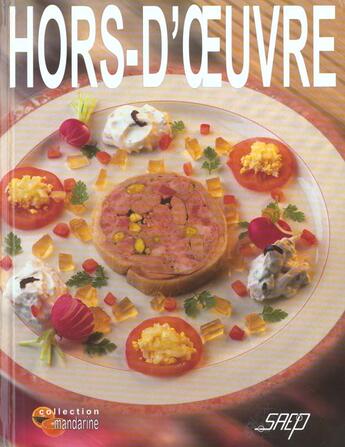 Couverture du livre « Hors-d'oeuvre » de  aux éditions Saep