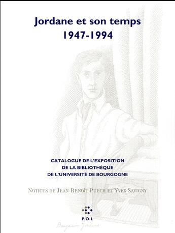 Couverture du livre « Jordane et son temps » de Jean-Benoit Puech aux éditions P.o.l