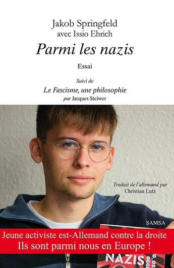 Couverture du livre « Parmi les nazis » de Jakob Springfeld aux éditions Samsa