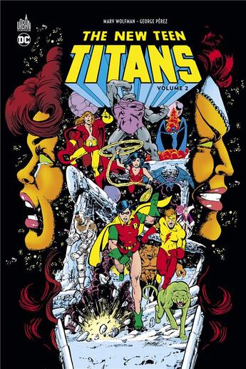 Couverture du livre « The New teen titans Tome 2 » de George Perez et Marv Wolfman aux éditions Urban Comics