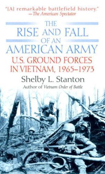 Couverture du livre « The Rise and Fall of an American Army » de Shelby L Stanton aux éditions Epagine