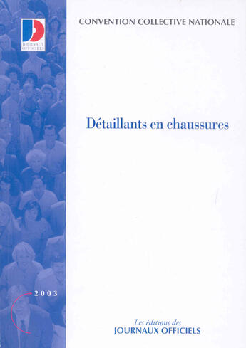 Couverture du livre « Détaillants en chaussures » de  aux éditions Documentation Francaise