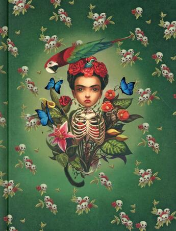 Couverture du livre « Le carnet de Frida » de Benjamin Lacombe aux éditions Albin Michel Jeunesse