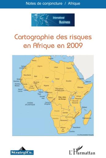 Couverture du livre « Cartographie des risques en Afrique en 2009 » de  aux éditions L'harmattan